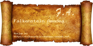 Falkenstein Amadea névjegykártya